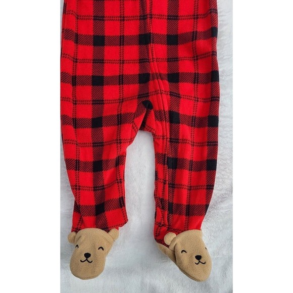 Nwt Carter's Flannel Footie | 9m - Picture 4 of 5